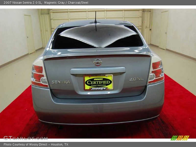 Magnetic Gray / Charcoal/Steel 2007 Nissan Sentra 2.0 SL