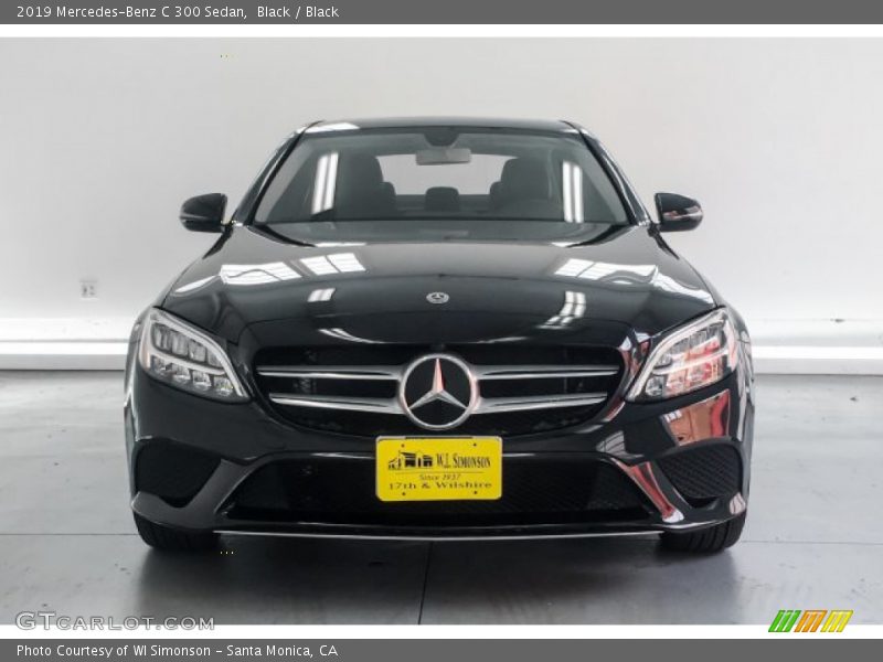 Black / Black 2019 Mercedes-Benz C 300 Sedan