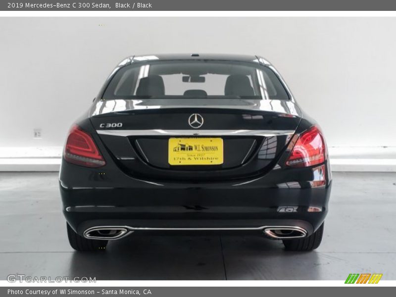 Black / Black 2019 Mercedes-Benz C 300 Sedan