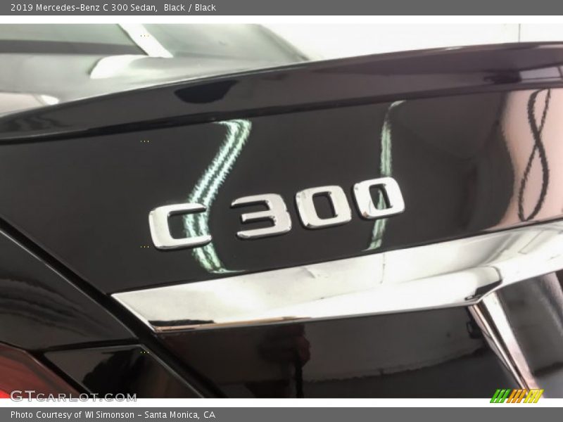 Black / Black 2019 Mercedes-Benz C 300 Sedan