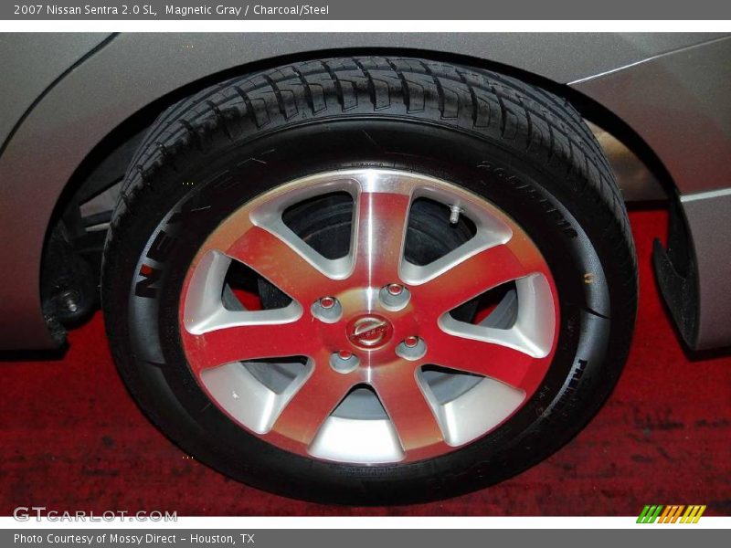 Magnetic Gray / Charcoal/Steel 2007 Nissan Sentra 2.0 SL