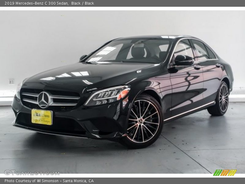 Black / Black 2019 Mercedes-Benz C 300 Sedan