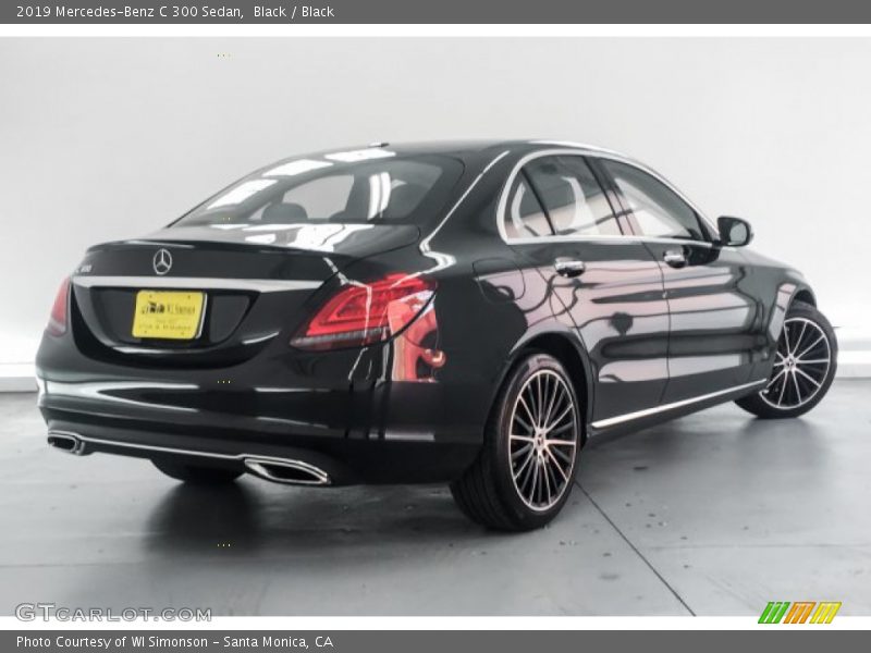 Black / Black 2019 Mercedes-Benz C 300 Sedan