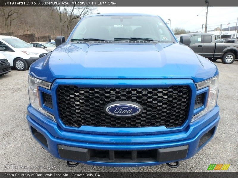 Velocity Blue / Earth Gray 2019 Ford F150 STX SuperCrew 4x4