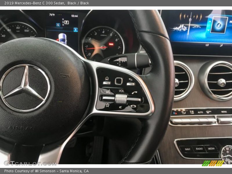 Black / Black 2019 Mercedes-Benz C 300 Sedan