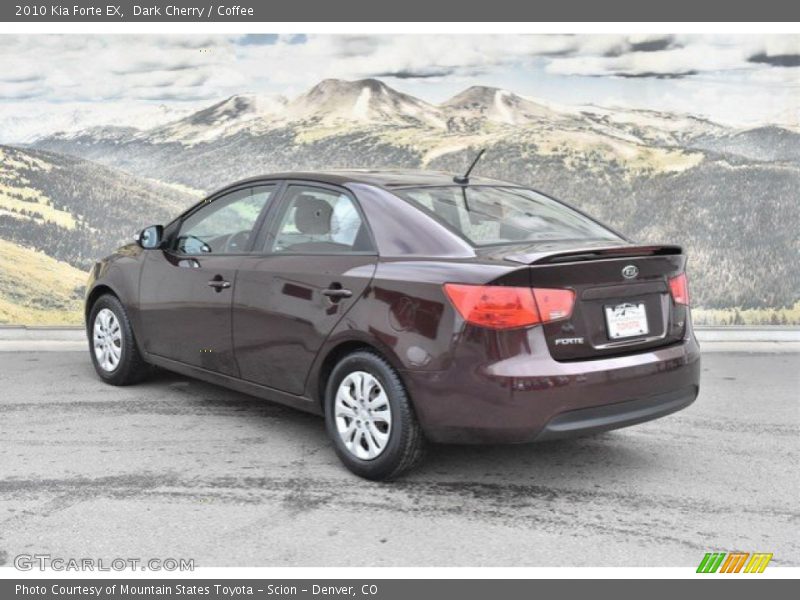 Dark Cherry / Coffee 2010 Kia Forte EX