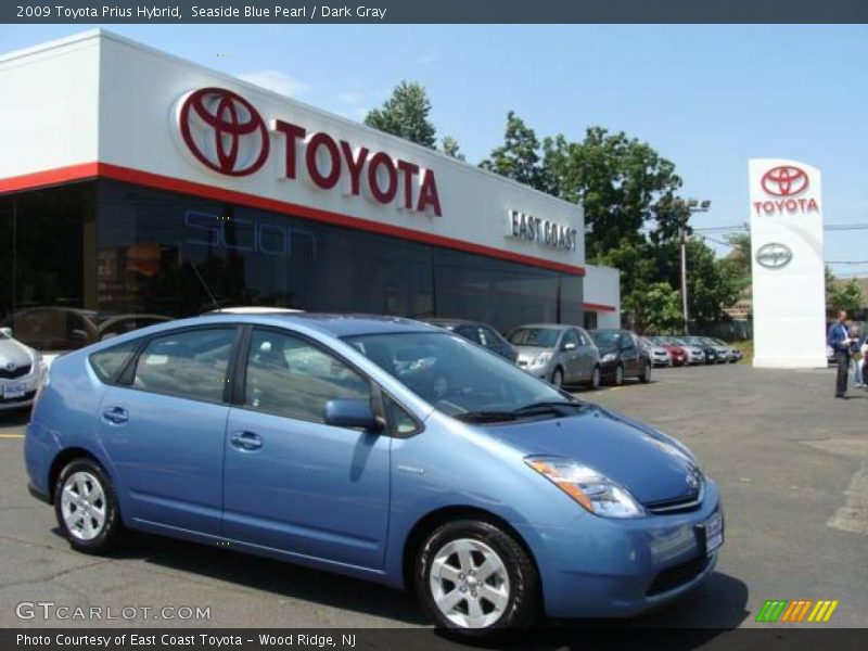 Seaside Blue Pearl / Dark Gray 2009 Toyota Prius Hybrid