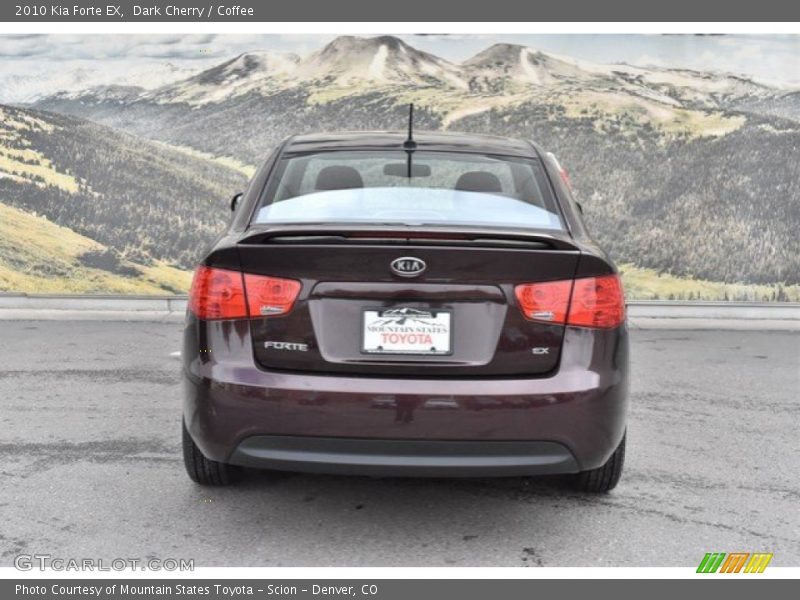 Dark Cherry / Coffee 2010 Kia Forte EX