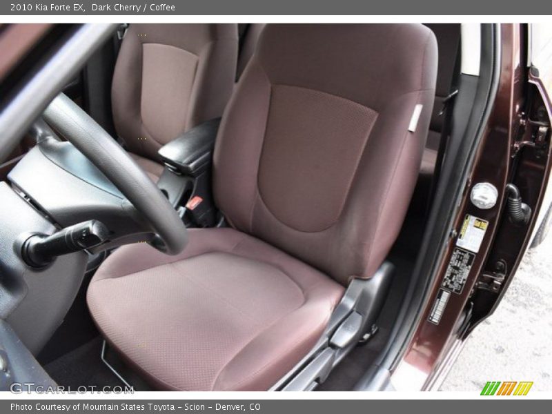 Dark Cherry / Coffee 2010 Kia Forte EX