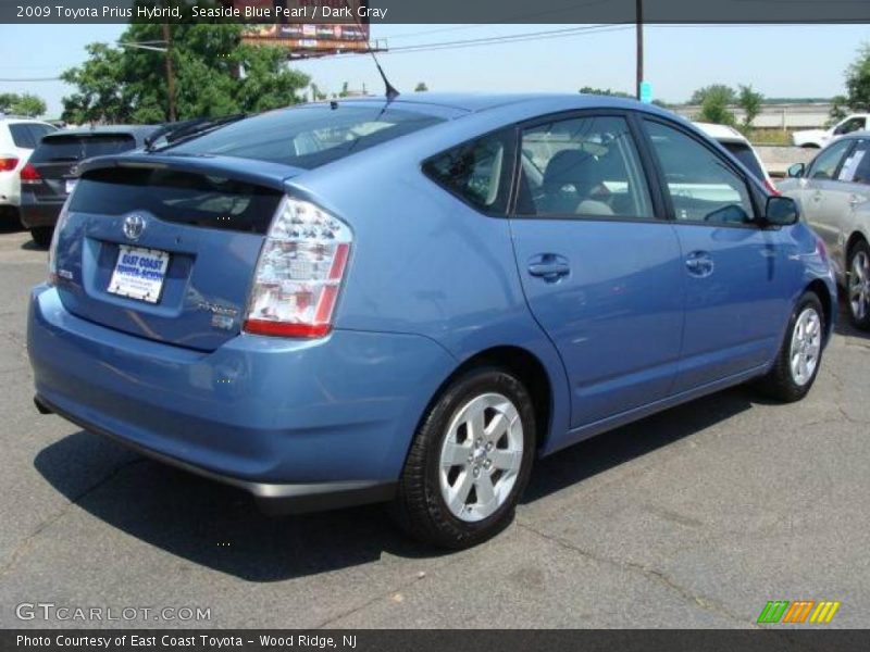 Seaside Blue Pearl / Dark Gray 2009 Toyota Prius Hybrid