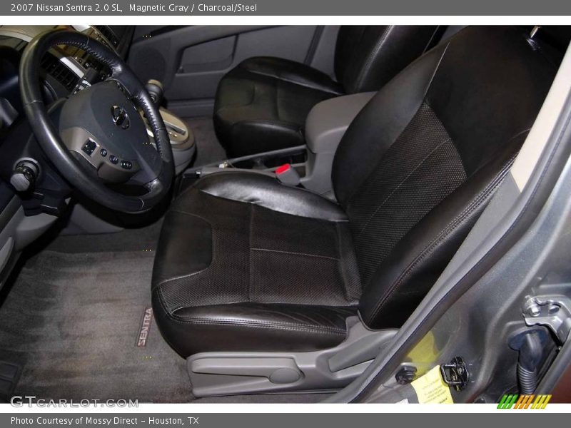 Magnetic Gray / Charcoal/Steel 2007 Nissan Sentra 2.0 SL
