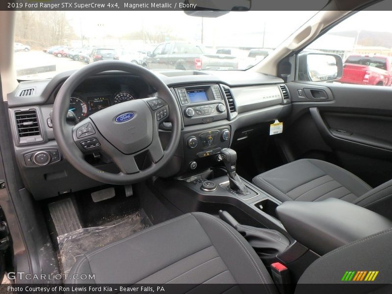 2019 Ranger STX SuperCrew 4x4 Ebony Interior