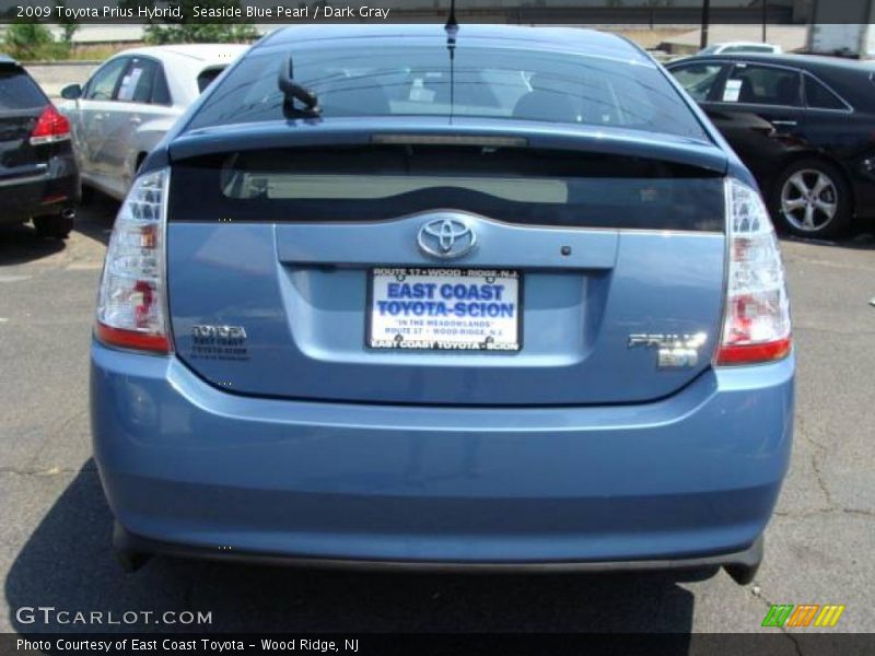 Seaside Blue Pearl / Dark Gray 2009 Toyota Prius Hybrid