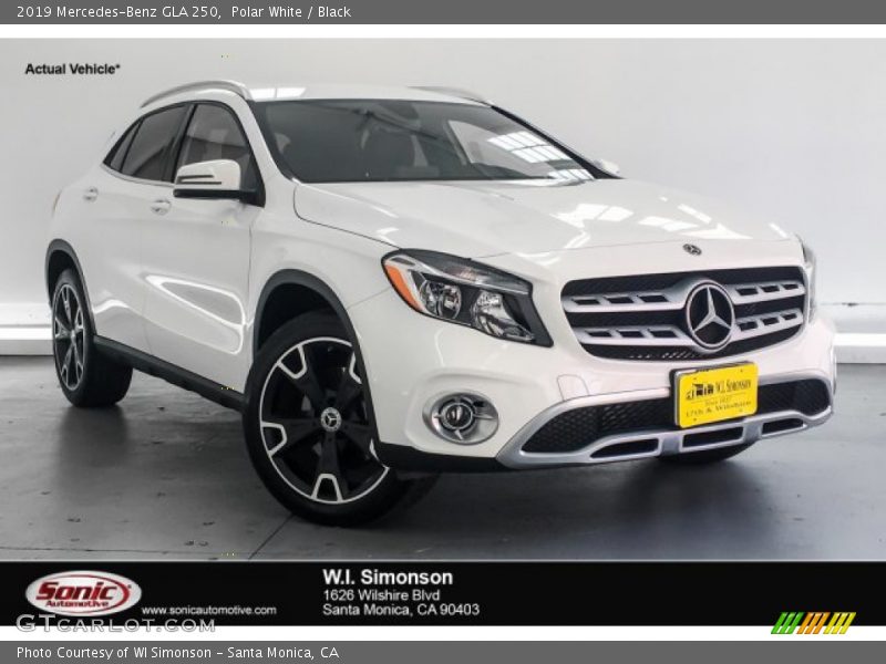 Polar White / Black 2019 Mercedes-Benz GLA 250