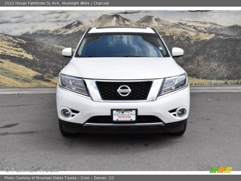 Moonlight White / Charcoal 2013 Nissan Pathfinder SL 4x4