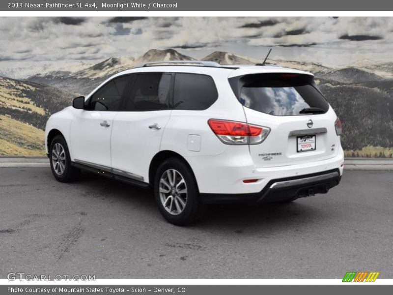Moonlight White / Charcoal 2013 Nissan Pathfinder SL 4x4