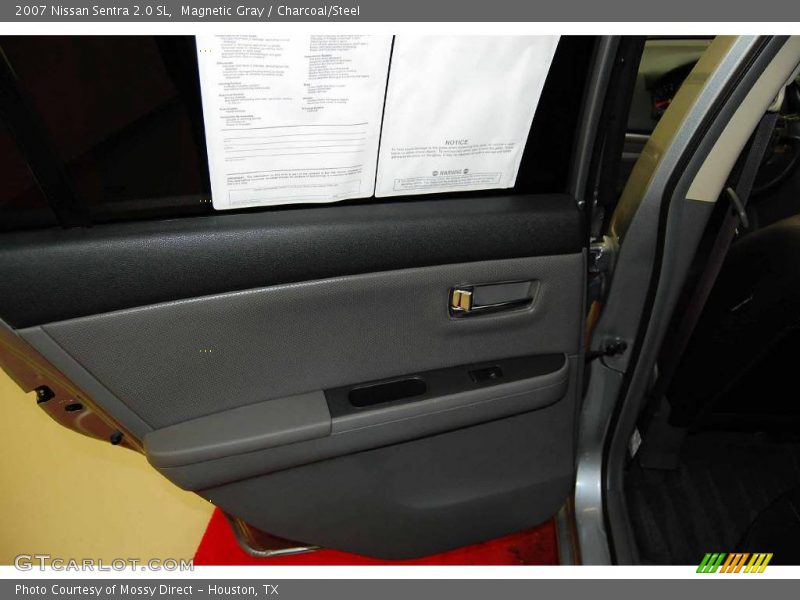 Magnetic Gray / Charcoal/Steel 2007 Nissan Sentra 2.0 SL