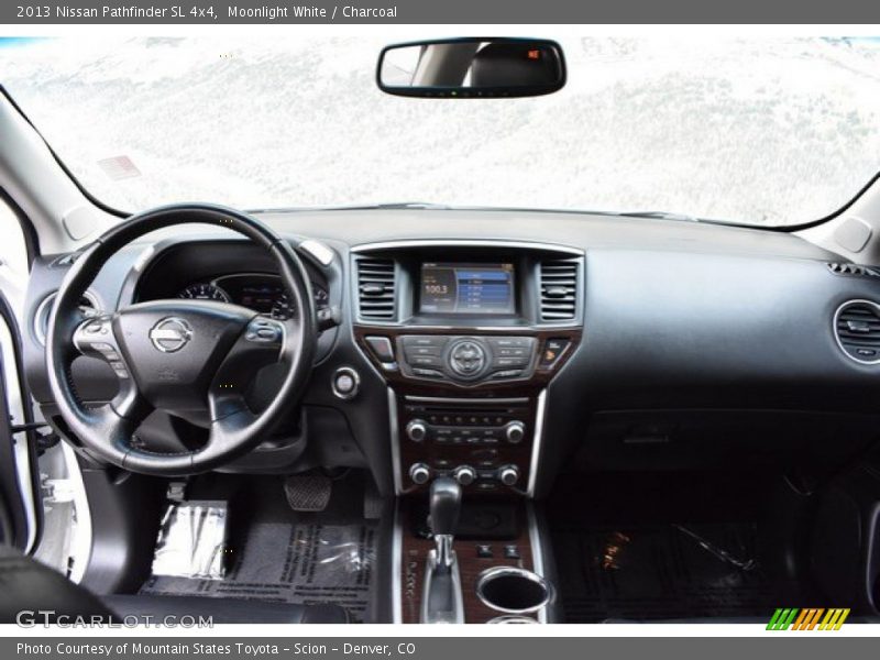 Moonlight White / Charcoal 2013 Nissan Pathfinder SL 4x4