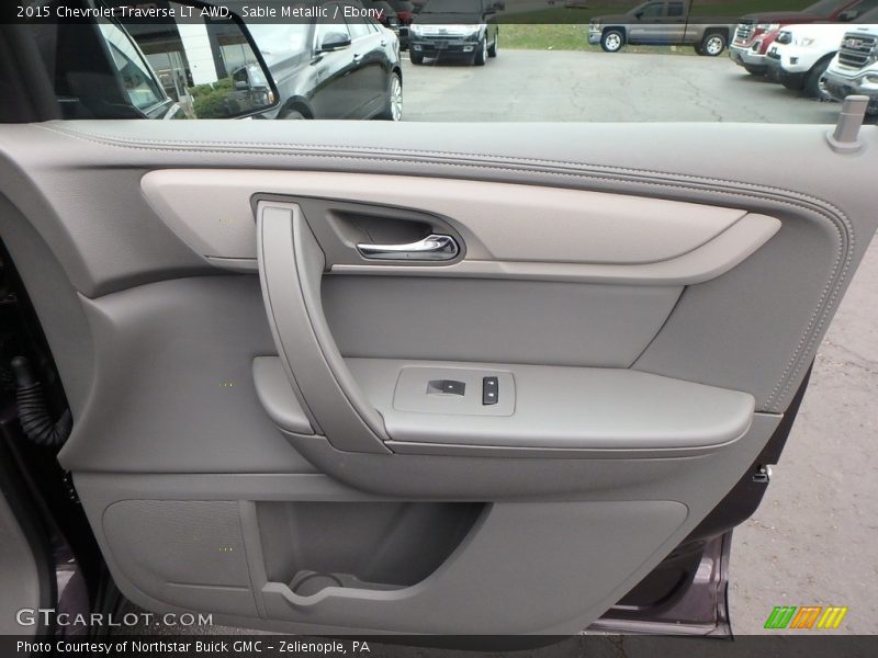 Sable Metallic / Ebony 2015 Chevrolet Traverse LT AWD
