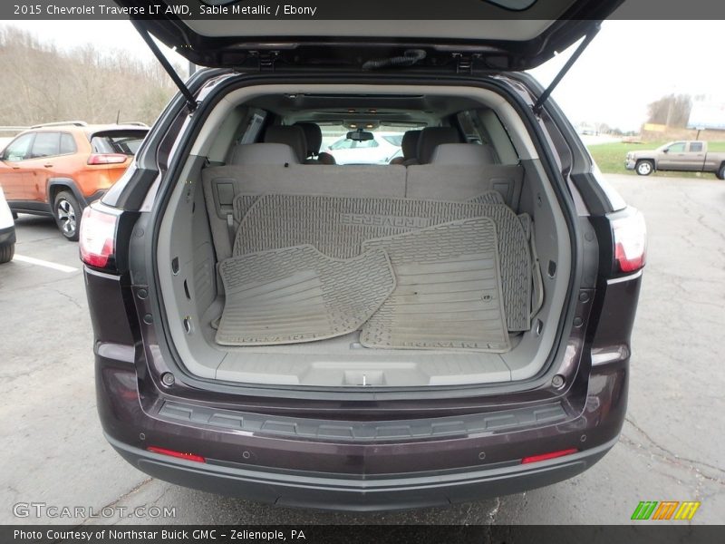 Sable Metallic / Ebony 2015 Chevrolet Traverse LT AWD