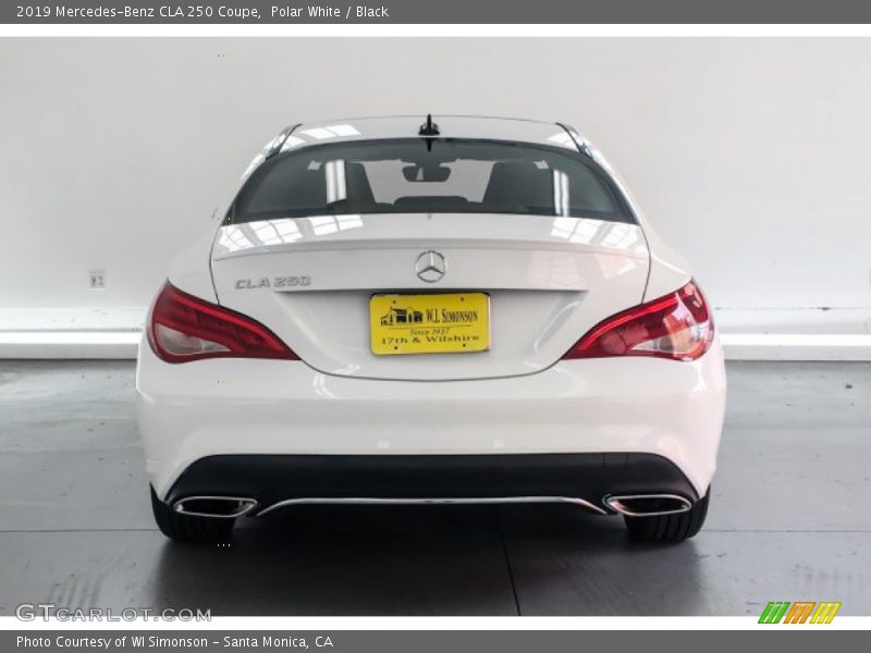 Polar White / Black 2019 Mercedes-Benz CLA 250 Coupe