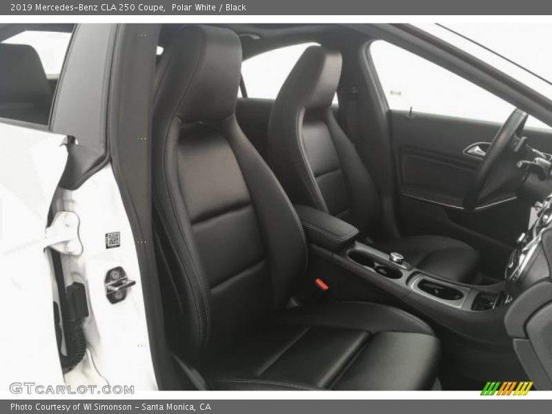 Polar White / Black 2019 Mercedes-Benz CLA 250 Coupe