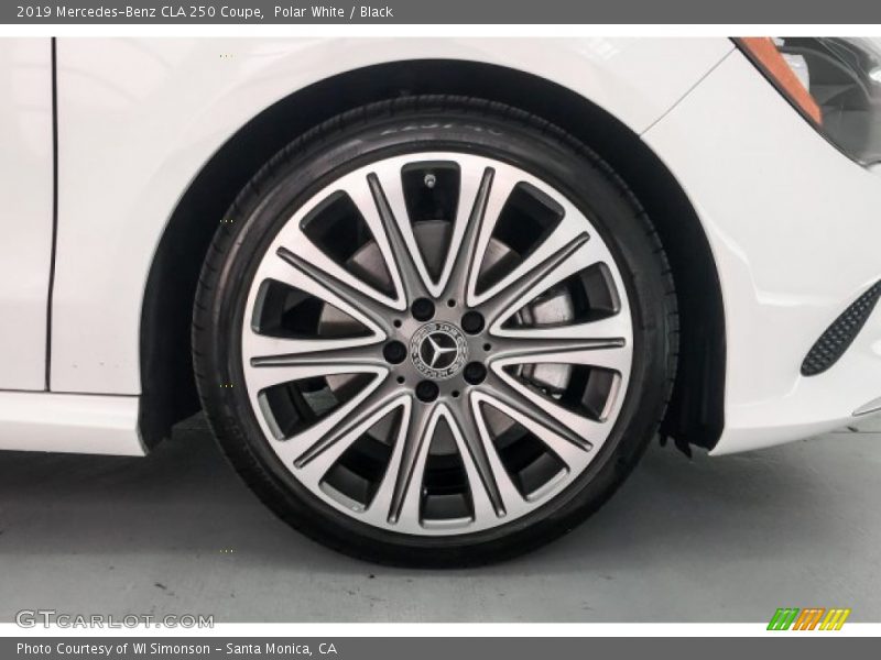 Polar White / Black 2019 Mercedes-Benz CLA 250 Coupe