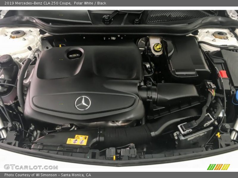 Polar White / Black 2019 Mercedes-Benz CLA 250 Coupe