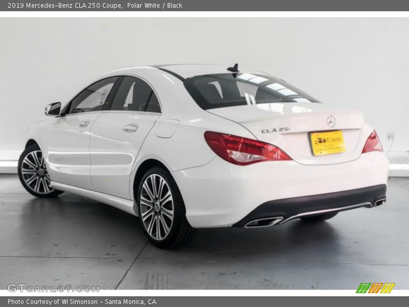 Polar White / Black 2019 Mercedes-Benz CLA 250 Coupe