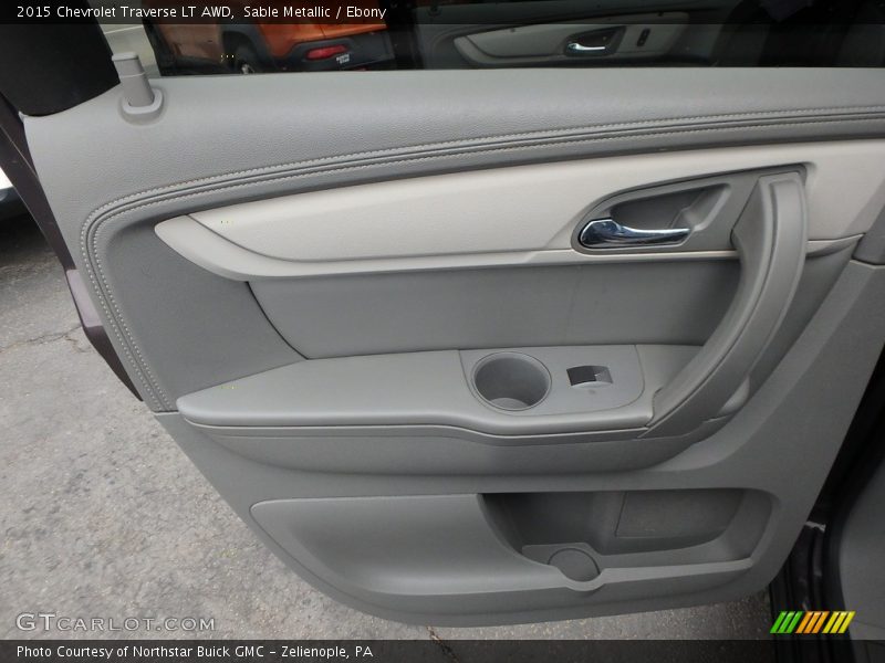 Sable Metallic / Ebony 2015 Chevrolet Traverse LT AWD