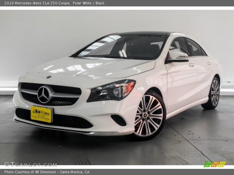 Polar White / Black 2019 Mercedes-Benz CLA 250 Coupe