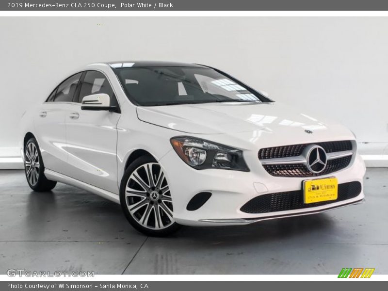 Polar White / Black 2019 Mercedes-Benz CLA 250 Coupe