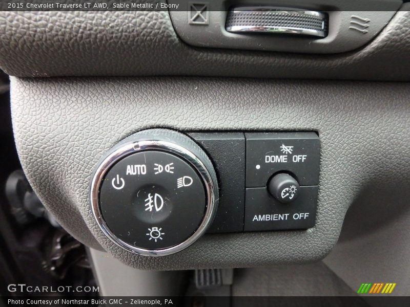 Sable Metallic / Ebony 2015 Chevrolet Traverse LT AWD