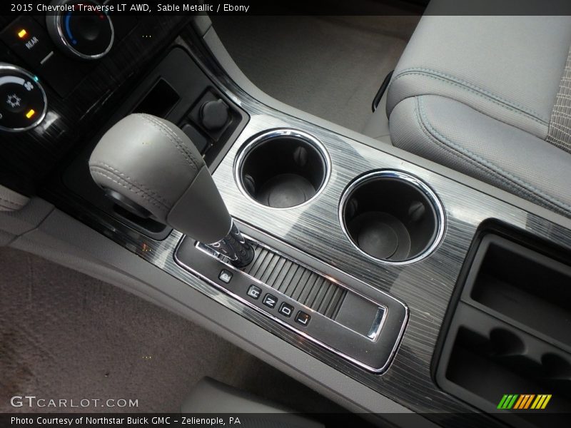 Sable Metallic / Ebony 2015 Chevrolet Traverse LT AWD