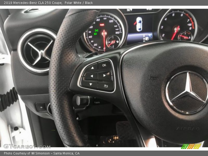 Polar White / Black 2019 Mercedes-Benz CLA 250 Coupe