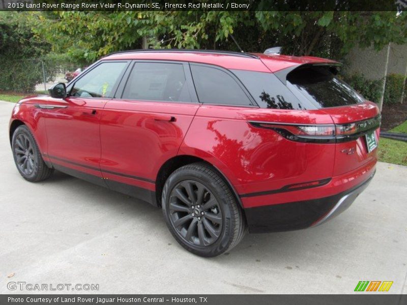 Firenze Red Metallic / Ebony 2019 Land Rover Range Rover Velar R-Dynamic SE