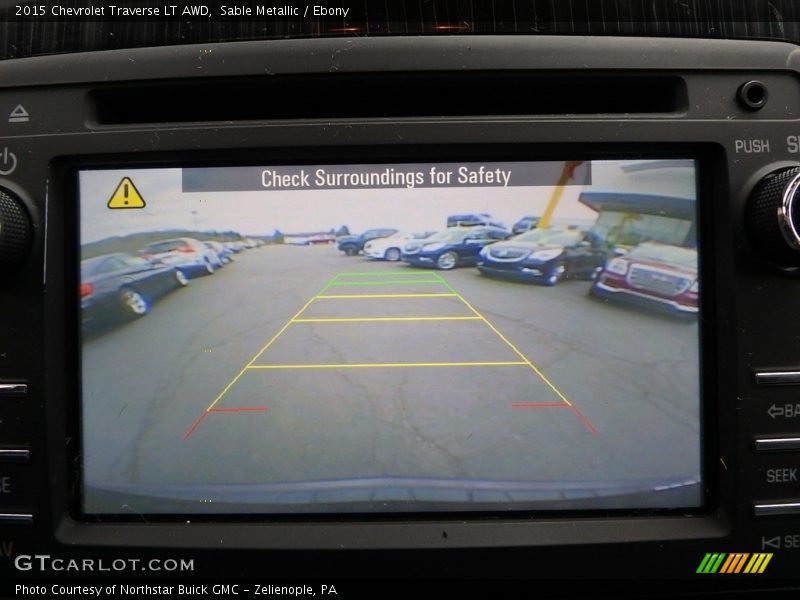Sable Metallic / Ebony 2015 Chevrolet Traverse LT AWD