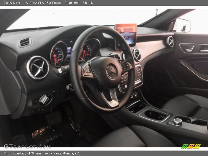 Polar White / Black 2019 Mercedes-Benz CLA 250 Coupe