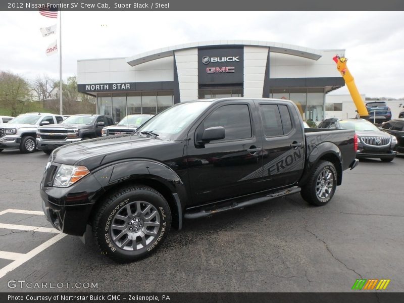 Super Black / Steel 2012 Nissan Frontier SV Crew Cab