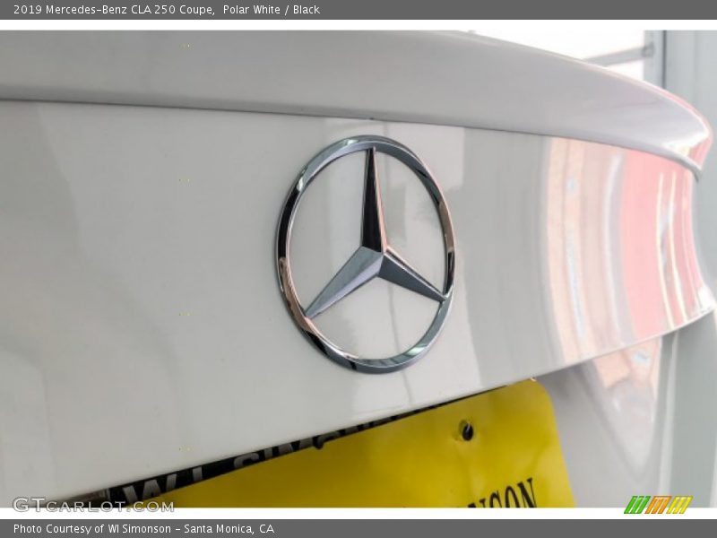 Polar White / Black 2019 Mercedes-Benz CLA 250 Coupe