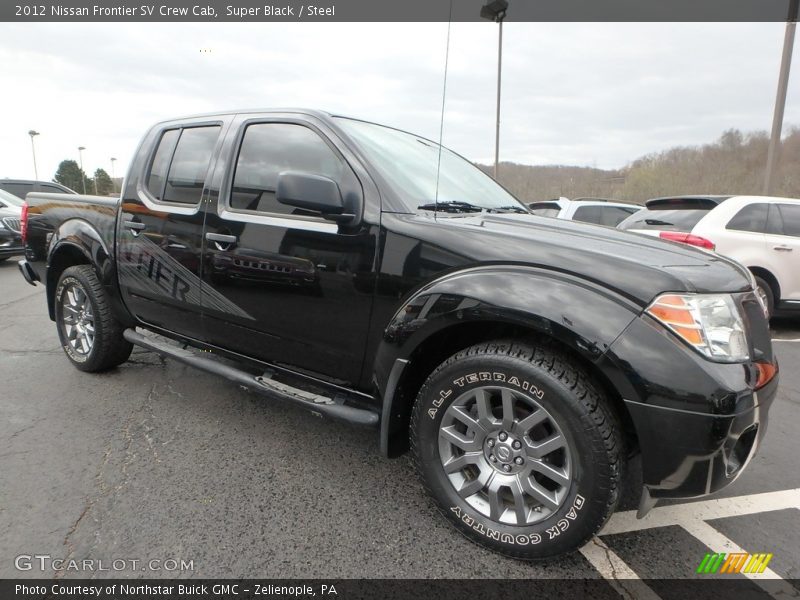 Super Black / Steel 2012 Nissan Frontier SV Crew Cab