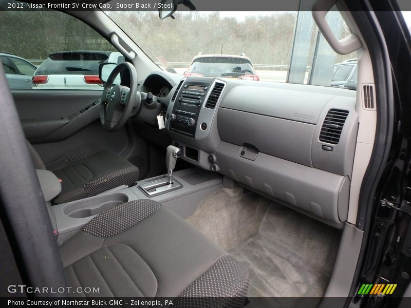 Super Black / Steel 2012 Nissan Frontier SV Crew Cab