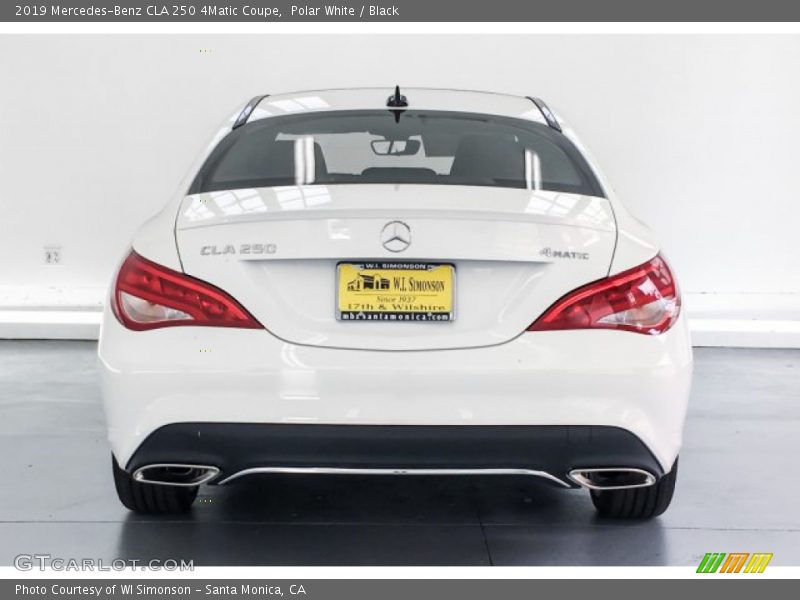 Polar White / Black 2019 Mercedes-Benz CLA 250 4Matic Coupe