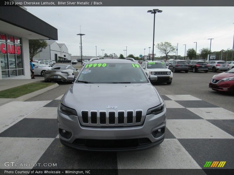 Billet Silver Metallic / Black 2019 Jeep Cherokee Latitude