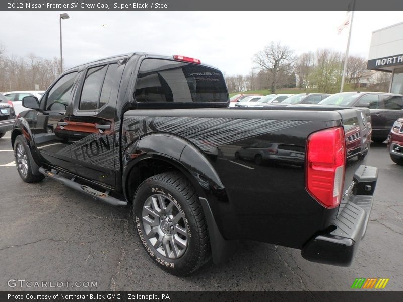 Super Black / Steel 2012 Nissan Frontier SV Crew Cab