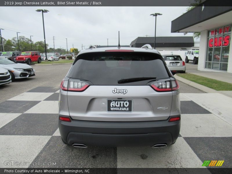 Billet Silver Metallic / Black 2019 Jeep Cherokee Latitude