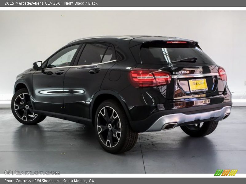Night Black / Black 2019 Mercedes-Benz GLA 250