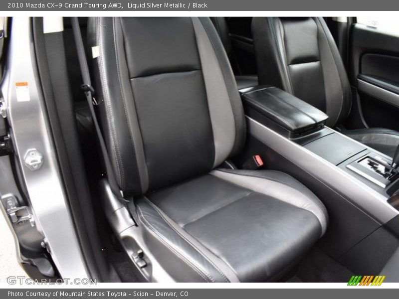 Liquid Silver Metallic / Black 2010 Mazda CX-9 Grand Touring AWD