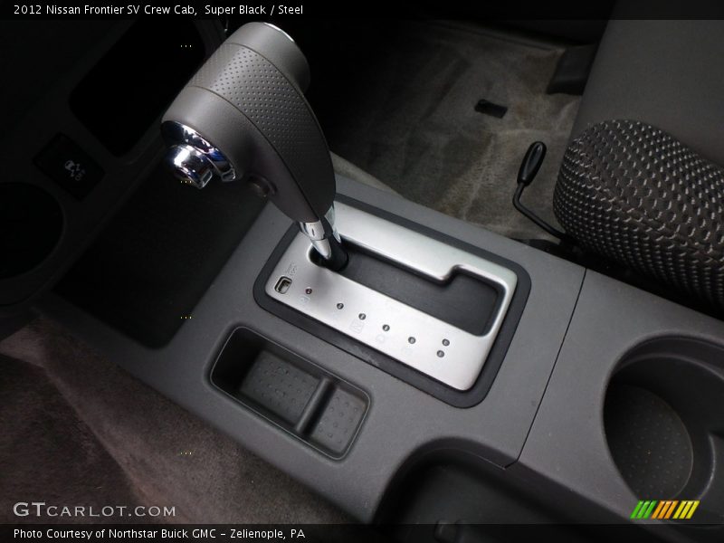 Super Black / Steel 2012 Nissan Frontier SV Crew Cab