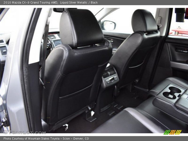 Liquid Silver Metallic / Black 2010 Mazda CX-9 Grand Touring AWD
